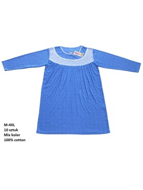 Koszule nocne damskie , size m-4xl, paczka 10szt, mix kolor