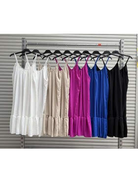 Sukienki damskie wloskie, size uni, paczka 6szt, mix kolor