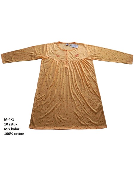 Koszule nocne damskie , size m-4xl, paczka 10szt, mix kolor