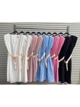 Sukienki damskie wloskie, size uni, paczka 6szt, mix kolor