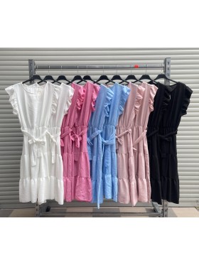 Sukienki damskie wloskie, size uni, paczka 6szt, mix kolor