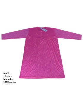Koszule nocne damskie , size m-4xl, paczka 10szt, mix kolor