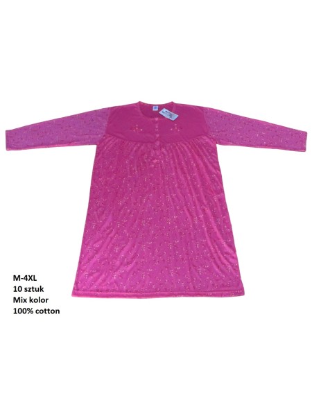 Koszule nocne damskie , size m-4xl, paczka 10szt, mix kolor