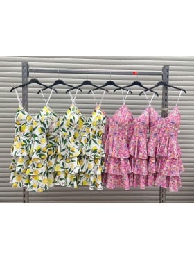 Sukienki damskie wloskie, size uni, paczka 6szt, mix kolor