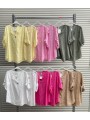 Bluzki damskie wloskie, size uni, paczka 6szt, mix kolor