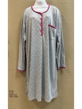 Koszule nocne damskie , size m-4xl, paczka 10szt, 1kolor
