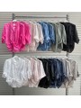 Bluzki damskie wloskie, size uni, paczka 6szt, mix kolor