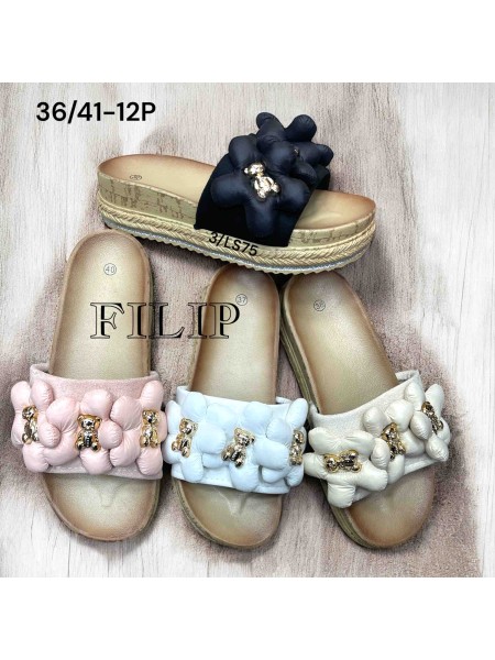 Buty Klapki Damskie (36-41,12par)
