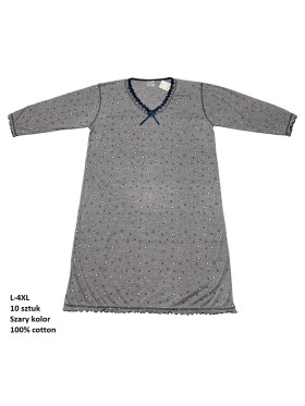 Koszule nocne damskie , size l-4xl, paczka 10szt, 1kolor