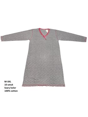 Koszule nocne damskie , size m-3xl, paczka 10szt, 1kolor