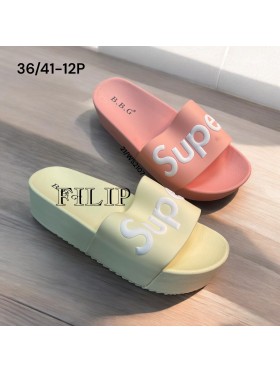 Buty Klapki Damskie (36-41,12par)