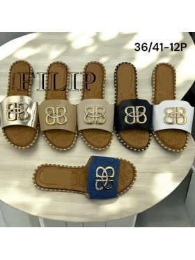 Buty Klapki Damskie (36-41,12par)