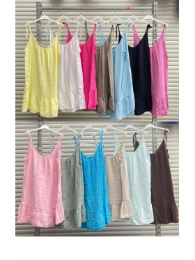 Sukienki damskie wloskie, size uni, paczka 6szt, mix kolor