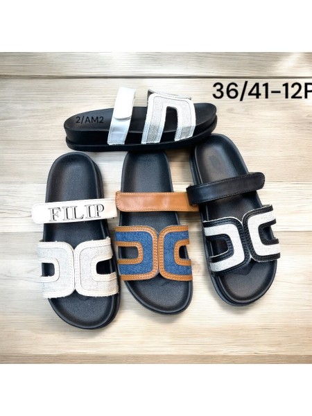 Buty Klapki Damskie (36-41,12par)