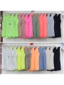 Bluzki damskie wloskie, size uni, paczka 6szt, mix kolor