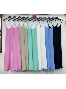 Sukienki damskie wloskie, size uni, paczka 6szt, mix kolor