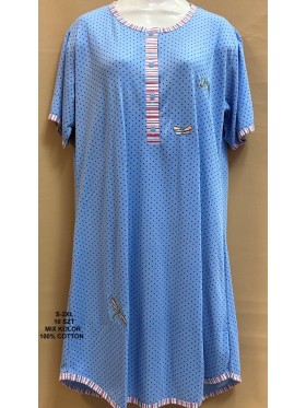 Koszule nocne damskie , size s-2xl, paczka 10szt, mix kolor