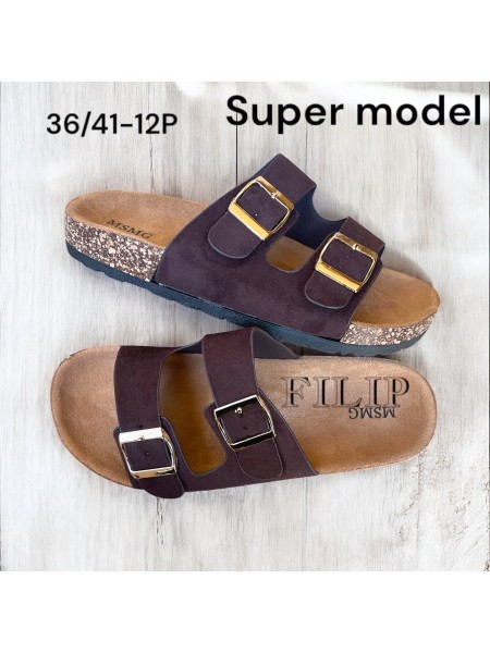 Buty Klapki Damskie (36-41,12par)