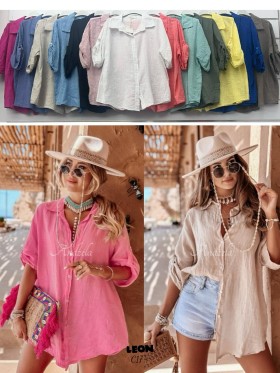 Koszule damskie , size uni, paczka 6szt, mix kolor