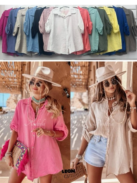 Koszule damskie , size uni, paczka 6szt, mix kolor