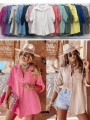 Koszule damskie , size uni, paczka 6szt, mix kolor