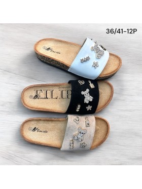 Buty Klapki Damskie (36-41,12par)