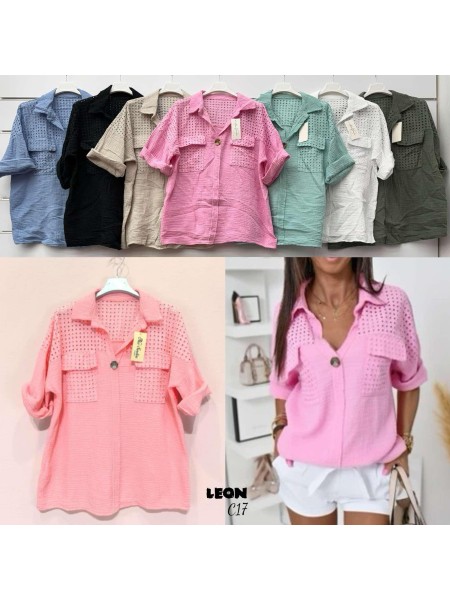 Koszule damskie , size uni, paczka 6szt, mix kolor
