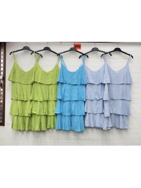 Sukienki damskie wloskie, size uni, paczka 6szt, mix kolor