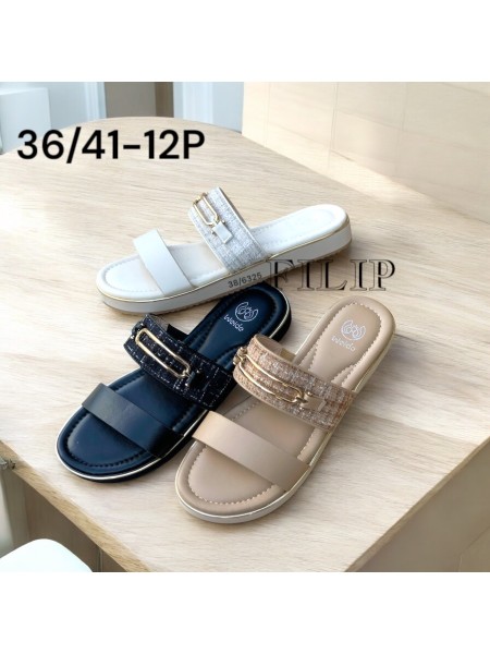 Buty Klapki Damskie (36-41,12par)