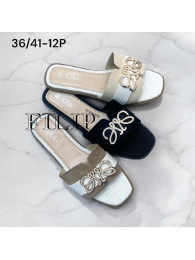 Buty Klapki Damskie (36-41,12par)