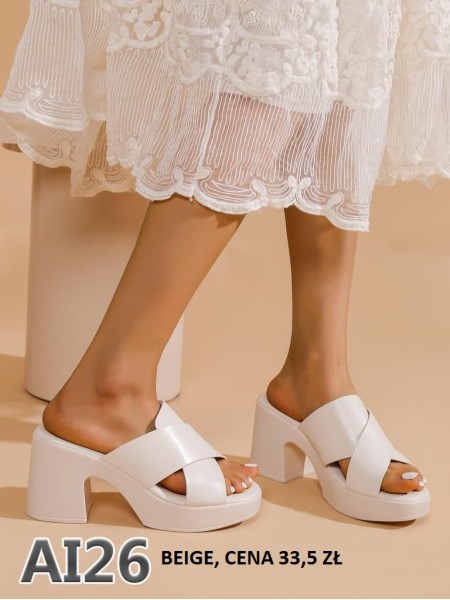 Buty Klapki Damskie (36-41,12par)
