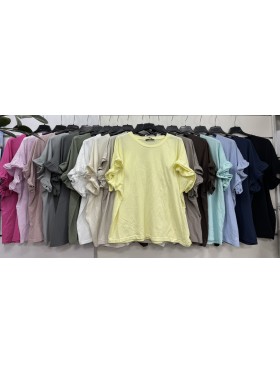 Bluzki damskie wloskie, size uni, paczka 6szt, mix kolor