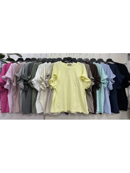 Bluzki damskie wloskie, size uni, paczka 6szt, mix kolor