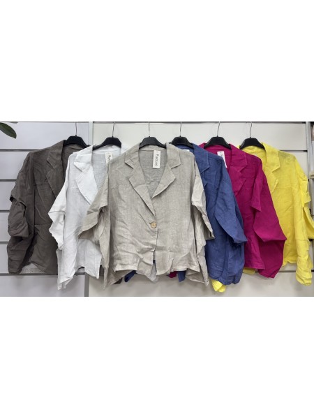 Koszule damskie wloskie, size uni, paczka 6szt, mix kolor