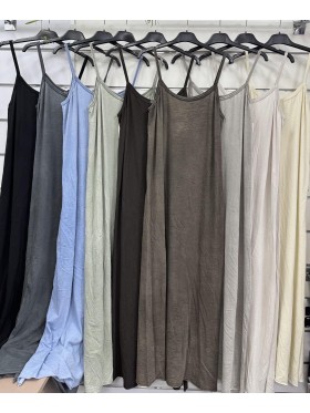 Sukienki damskie wloskie, size uni, paczka 6szt, mix kolor