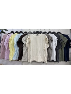 Bluzki damskie wloskie, size uni, paczka 6szt, mix kolor