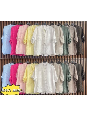 Bluzki damskie wloskie, size uni, paczka 6szt, mix kolor