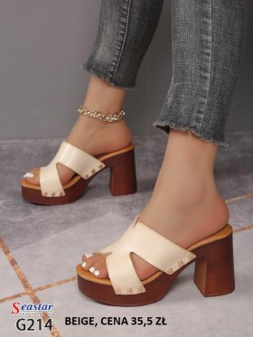 Buty Klapki Damskie (36-41,12par)