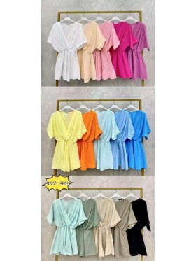 Sukienki damskie wloskie, size uni, paczka 6szt, mix kolor