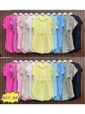 Koszule damskie wloskie, size uni, paczka 6szt, mix kolor