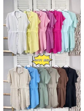 Koszule damskie wloskie, size uni, paczka 6szt, mix kolor