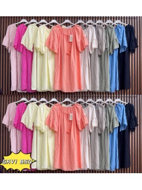Sukienki damskie wloskie, size uni, paczka 6szt, mix kolor