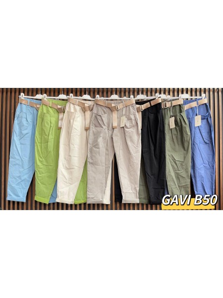 Spodnie damskie wloskie, size uni, paczka 6szt, mix kolor