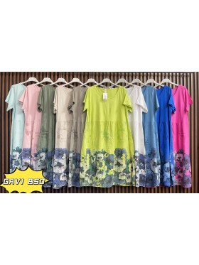 Sukienki damskie wloskie, size uni, paczka 6szt, mix kolor