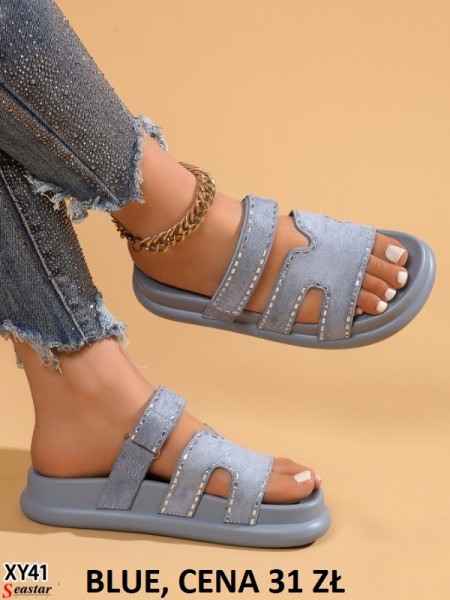 Buty Klapki Damskie (36-41,12par)