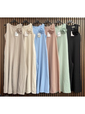 Sukienki damskie wloskie, size uni, paczka 6szt, mix kolor