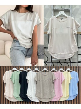 Bluzki damskie wloskie, size uni, paczka 6szt, mix kolor