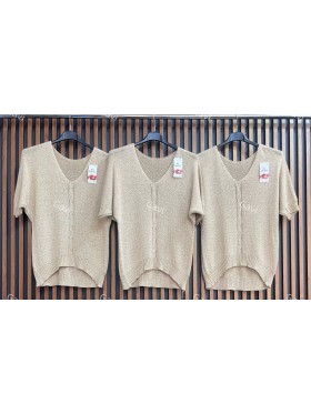 Bluzki damskie wloskie, size uni, paczka 6szt,1kolor