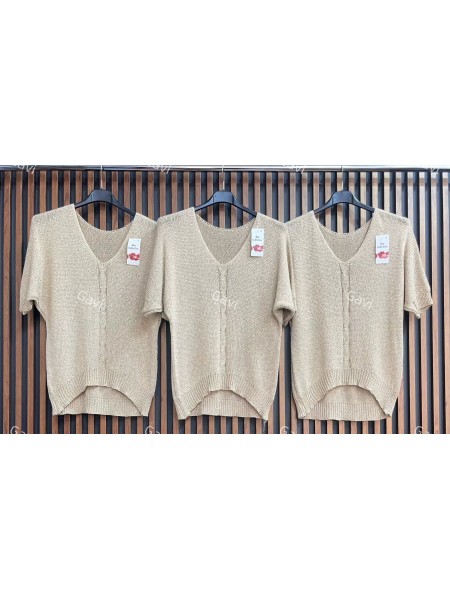 Bluzki damskie wloskie, size uni, paczka 6szt,1kolor