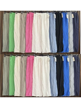 Spodnie damskie wloskie, size uni, paczka 6szt, mix kolor
